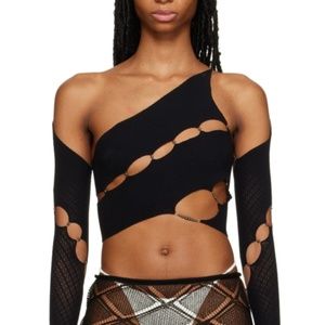 RUI Black Spiral Tank Top